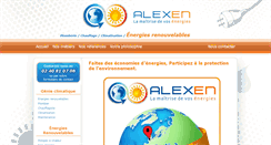 Desktop Screenshot of alexen-enr.fr